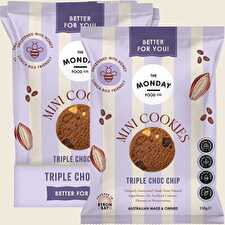 Mini Cookies Triple Choc Chip 6x150g Mini Cookies Triple Choc Chip 6x150g