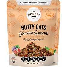 Nutty Oats Gourmet Granola Fig & Orange-Infused 400g Nutty Oats Gourmet Granola Fig & Orange-Infused 400g