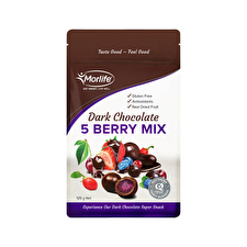 Morlife Dark Chocolate 5 Berry Mix 125g Morlife Dark Chocolate 5 Berry Mix 125g
