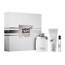Mont Blanc Legend Spirit Man Set Eau De Toilette 100ml & Eau De Toilette 7.5ml & Sg 100ml Mont Blanc Legend Spirit Man Set Eau De Toilette 100ml & Eau De Toilette 7.5ml & Sg 100ml