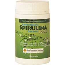 Medicines From Nature Organic Super Strength Spirulina 1000 Powder 150g Medicines From Nature Organic Super Strength Spirulina 1000 Powder 150g