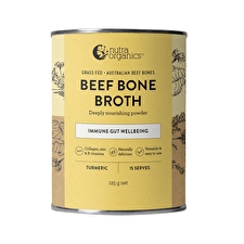 Nutra Organics Bone Broth Beef Turmeric 125g Nutra Organics Bone Broth Beef Turmeric 125g