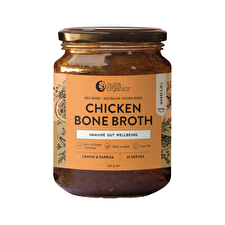 Nutra Organics Bone Broth Chicken Concentrate Lemon & Paprika 250g Nutra Organics Bone Broth Chicken Concentrate Lemon & Paprika 250g