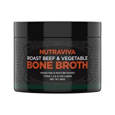 Nutraviva Bone Broth Roast Beef & Vegetable 180g Nutraviva Bone Broth Roast Beef & Vegetable 180g