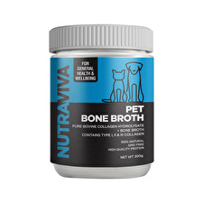 Nutraviva Pet Bone Broth (pure Bovine Collagen Hydrosylate + Bone Broth) 300g Nutraviva Pet Bone Broth (pure Bovine Collagen Hydrosylate + Bone Broth) 300g