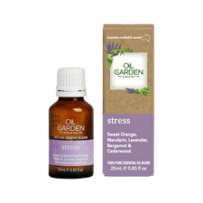 Oil Garden Essential Oil Blend Stress 25ml Oil Garden Essential Oil Blend Stress 25ml