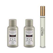 Penhaligon's Halfeti Eau De Parfum 10ml & Body & Hand Wash 30ml & Bl & 30ml Travel Set Penhaligon's Halfeti Eau De Parfum 10ml & Body & Hand Wash 30ml & Bl & 30ml Travel Set