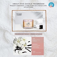 Yankee Candle Soft Blanket Votive Candle In Glass 37.0g Yankee Candle Soft Blanket Votive Candle In Glass 37.0g