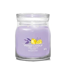 Yankee Candle Aromatic Candle Signature Glass Medium Lemon Lavender 368 G Yankee Candle Aromatic Candle Signature Glass Medium Lemon Lavender 368 G
