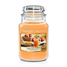 Yankee Candle Aromatic Candle Classic Large Farm Fresh Peach 623 G Yankee Candle Aromatic Candle Classic Large Farm Fresh Peach 623 G