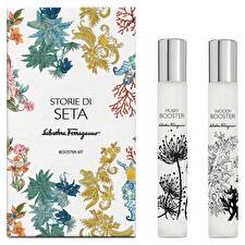 Salvatore Ferragamo Storie Di Seta Unisex Booster Kit Set 2x 10ml Roller (woody & Musky) Salvatore Ferragamo Storie Di Seta Unisex Booster Kit Set 2x 10ml Roller (woody & Musky)