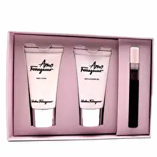 Salvatore Ferragamo Amo Ferragamo Woman Mini Set Eau De Parfum 5ml & Bl 30ml & Bath & Sg 30ml Salvatore Ferragamo Amo Ferragamo Woman Mini Set Eau De Parfum 5ml & Bl 30ml & Bath & Sg 30ml