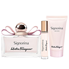 Salvatore Ferragamo Signorina Woman Set Eau De Parfum 100ml+ Eau De Parfum 15ml & Bl 50ml Salvatore Ferragamo Signorina Woman Set Eau De Parfum 100ml+ Eau De Parfum 15ml & Bl 50ml