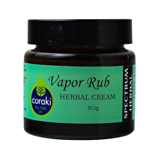 Spectrum Herbal Herbal Cream Vapor Rub With Coraki Tea Tree Oil 50g Spectrum Herbal Herbal Cream Vapor Rub With Coraki Tea Tree Oil 50g