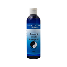 Spectrum Herbal Tao Aromatherapy Massage Oil Tension & Muscle 250ml Spectrum Herbal Tao Aromatherapy Massage Oil Tension & Muscle 250ml