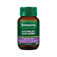 Thompsons B Complex Plus Herbs 60t Thompsons B Complex Plus Herbs 60t