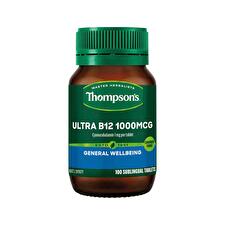 Thompsons Ultra B12 1000mcg Sublingual 100t Thompsons Ultra B12 1000mcg Sublingual 100t