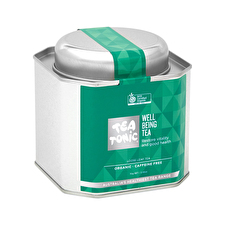 Tea Tonic Organic Well Being Tea Caddy Tin 70g Tea Tonic Organic Well Being Tea Caddy Tin 70g