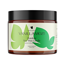 Vanilla Mozi Outdoor Soy Wax Candle Spearmint And Vanilla 500ml Vanilla Mozi Outdoor Soy Wax Candle Spearmint And Vanilla 500ml