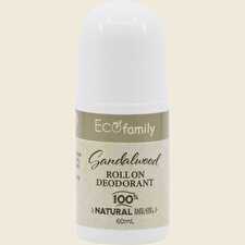Roll-On Deodorant Eco Family Sandalwood Aluminium Free 60ml Roll-On Deodorant Eco Family Sandalwood Aluminium Free 60ml