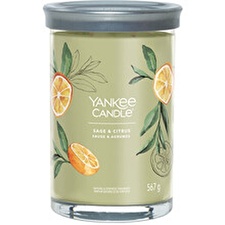 Yankee Candle Aromatic Candle Signature Tumbler Large Sage & Citrus 567 G Yankee Candle Aromatic Candle Signature Tumbler Large Sage & Citrus 567 G