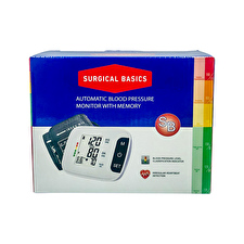 Surgical Basics Automatic Digital Blood Pressure Monitor With Memory Surgical Basics Automatic Digital Blood Pressure Monitor With Memory