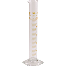 Measuring Cylinder Glass Graduated 50ml Measuring Cylinder Glass Graduated 50ml