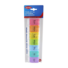 Surgical Basics Pill Box Weekly Pill Planner - 1 Section Per Day Large (22.3cm X 5.8cm X 2.7cm) Surgical Basics Pill Box Weekly Pill Planner - 1 Section Per Day Large (22.3cm X 5.8cm X 2.7cm)