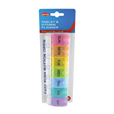 Surgical Basics Pill Box Weekly Pill Planner - 1 Section Per Day (l17cm X W5cm X D3.2cm) Surgical Basics Pill Box Weekly Pill Planner - 1 Section Per Day (l17cm X W5cm X D3.2cm)