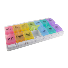 Surgical Basics Pill Box Weekly Pill Planner Removable (2 Per Day Am/pm) Large (24 X 12.5 X 2.7cm) Surgical Basics Pill Box Weekly Pill Planner Removable (2 Per Day Am/pm) Large (24 X 12.5 X 2.7cm)