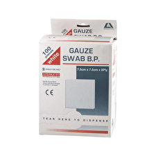 Gauze Swabs Sterile (7.5 X 7.5cm) 8ply X 100 Pack Gauze Swabs Sterile (7.5 X 7.5cm) 8ply X 100 Pack