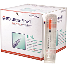 Bd Ultra Fine Ii Syringe 30 Gauge X 100 Box Sell Thru-new Sku 1603153 Bd Ultra Fine Ii Syringe 30 Gauge X 100 Box Sell Thru-new Sku 1603153