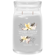 Yankee Candle Aromatic Candle Signature Large Glass Smoked Vanilla & Cashmere 567 G Yankee Candle Aromatic Candle Signature Large Glass Smoked Vanilla & Cashmere 567 G