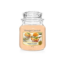 Yankee Candle Aromatic Candle Classic Medium Mango Ice Cream 411 G Yankee Candle Aromatic Candle Classic Medium Mango Ice Cream 411 G