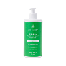 Zea Relief Kunzea Pain Relief Cream (kunzea Rosemary Lavender Vitamin E) Pump 480g Zea Relief Kunzea Pain Relief Cream (kunzea Rosemary Lavender Vitamin E) Pump 480g