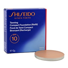 Shiseido Tanning Compact Foundation Refill Spf 10 12 G - Shade: Natural Shiseido Tanning Compact Foundation Refill Spf 10 12 G - Shade: Natural