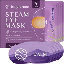 Body Restore Calm Steam Eye Mask ( Levandule ) - Samozahřívací Maska Na Oční Okolí 5.0ks Body Restore Calm Steam Eye Mask ( Levandule ) - Samozahřívací Maska Na Oční Okolí 5.0ks