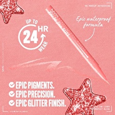 Nyx Professional Make Up Epic Ink Liner Glitz Eyeliner Waterproof #03-bootcut Bling 1ml Nyx Professional Make Up Epic Ink Liner Glitz Eyeliner Waterproof #03-bootcut Bling 1ml
