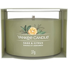 Yankee Candle Votive Candle In Glass Sage & Citrus 37 G Yankee Candle Votive Candle In Glass Sage & Citrus 37 G