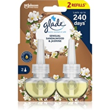 Glade Electric Air Freshener Refill Set Sandalwood & Jasmine 2x 20ml Glade Electric Air Freshener Refill Set Sandalwood & Jasmine 2x 20ml