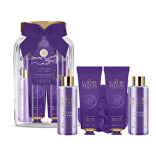 The Luxury Bathing Company Body Care Gift Set In A Glass Jar Lavender 5 Pcs The Luxury Bathing Company Body Care Gift Set In A Glass Jar Lavender 5 Pcs