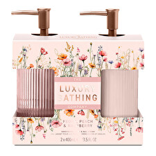 The Luxury Bathing Company Gift Set Peony Peach & Raspberry 2 Pcs The Luxury Bathing Company Gift Set Peony Peach & Raspberry 2 Pcs