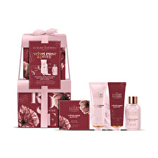 The Luxury Bathing Company Rose & Peony Gift Set 5 Pcs The Luxury Bathing Company Rose & Peony Gift Set 5 Pcs