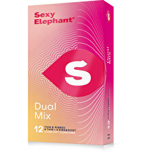 Sexy Elephant Dual Mix Condom Set 12 Pcs Sexy Elephant Dual Mix Condom Set 12 Pcs