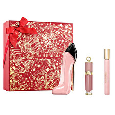 Carolina Herrera Good Girl Blush - Eau De Parfum 80ml & Lesk Na Rty 5ml & Eau De Parfum 10ml Carolina Herrera Good Girl Blush - Eau De Parfum 80ml & Lesk Na Rty 5ml & Eau De Parfum 10ml