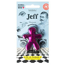 Mr&Mrs Fragrance Jeff Chrome Strawberries - Car Smell Mr&Mrs Fragrance Jeff Chrome Strawberries - Car Smell