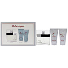 Salvatore Ferragamo F By Ferragamo Pour Homme - Eau De Toilette 100ml & Sprchový Gel 75ml & Balzám Po Holení 75ml Salvatore Ferragamo F By Ferragamo Pour Homme - Eau De Toilette 100ml & Sprchový Gel 75ml & Balzám Po Holení 75ml