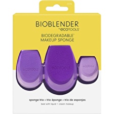 EcoTools Set Trio Ecotools Bioblender Makeup Sponge Purple 3 Pcs