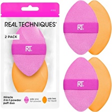 Real Techniques Miracle 2-in-1 Powder Puff Duo 2.0ks