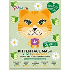 7th Heaven Animal Kitten Face Mask 1 U